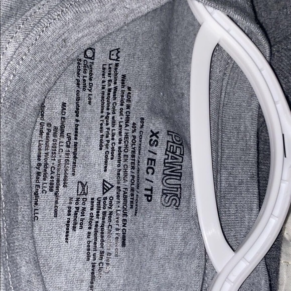 Peanuts Cropped Cartoon Long Sleeve - Picture 4 of 4